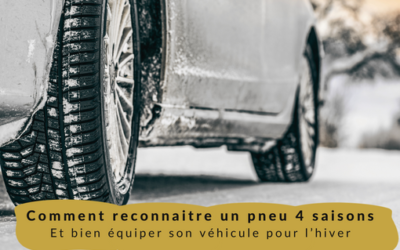 Comment reconnaitre un pneu 4 saisons et bien équiper son véhicule pour l’hiver